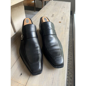 Gucci Black Leather Loafers